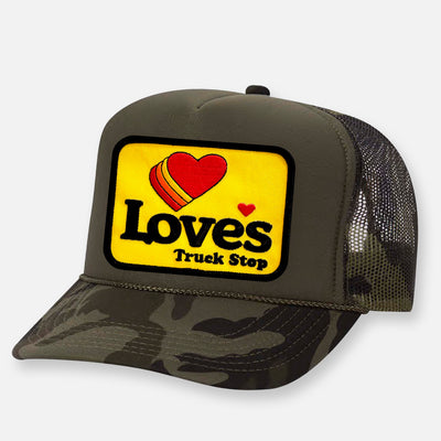 LOVE'S TRUCK STOP CURVED BILL PATCH HAT