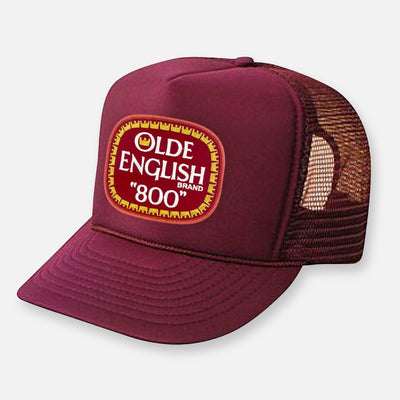 OLDE ENGLISH CURVED BILL PATCH HAT