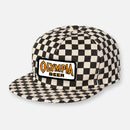 CHECKERBOARD PIT CREW PATCH HAT COLLECTION BLACK-WHITE