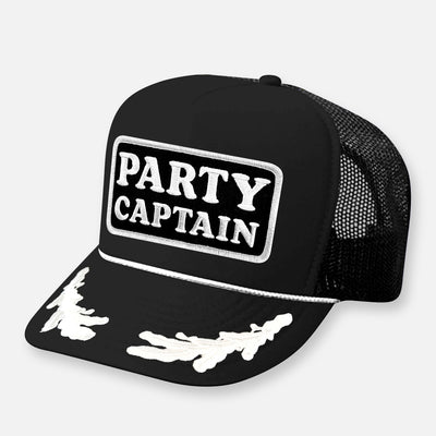 PARTY CAPTAIN CURVED BILL PATCH HAT