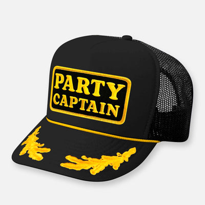 PARTY CAPTAIN CURVED BILL PATCH HAT