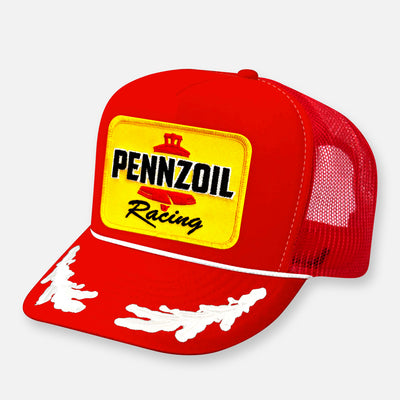 PENNZOIL RACE TEAM CURVED BILL PATCH HAT