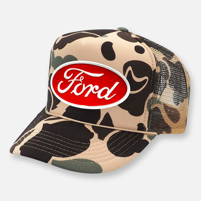 BROWN CAMO CURVED BILL HAT COLLECTION