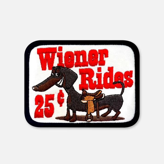 SMALL SIZE WIENER RIDES PATCH