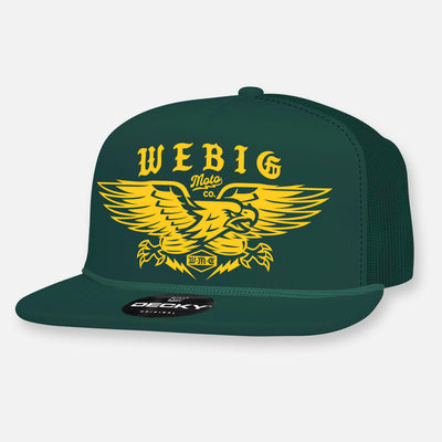 SCREAMIN WEAGLE FLAT BILL HAT
