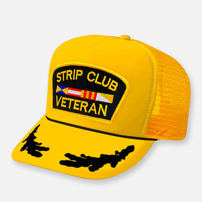 STRIP CLUB VETERAN CURVED BILL PATCH HAT