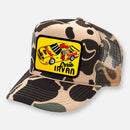 SWERVIN' IRVAN NASCAR TEAM PATCH HAT