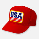 USA CURVED BILL PATCH HAT