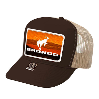 VINTAGE BRONCO CURVED BILL PATCH HAT