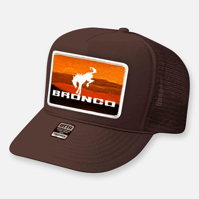 VINTAGE BRONCO CURVED BILL PATCH HAT