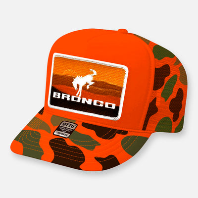 VINTAGE BRONCO CURVED BILL PATCH HAT