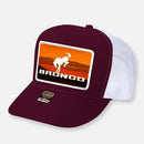 VINTAGE BRONCO CURVED BILL PATCH HAT