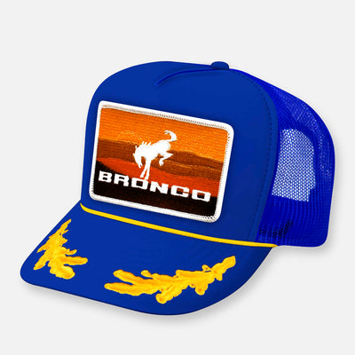 VINTAGE BRONCO CURVED BILL PATCH HAT