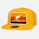 VINTAGE BRONCO FLAT BILL PATCH HAT