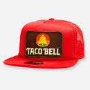 VINTAGE TACO BELL FLAT BILL PATCH HAT