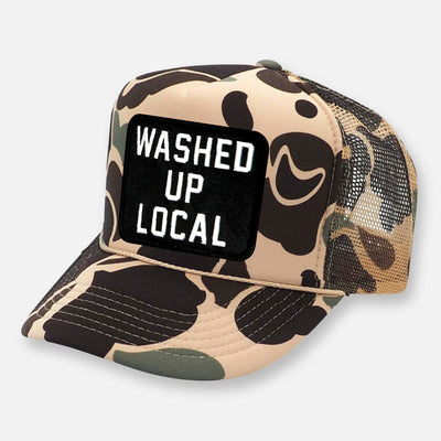 WASHED UP LOCAL CURVED BILL PATCH HAT