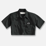 WOMENS CAMEL RACING INDUSTRIAL CROP MECHANICS SHIRT