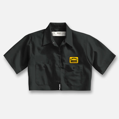 WOMENS CAMEL RACING INDUSTRIAL CROP MECHANICS SHIRT