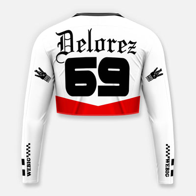 OLDE ENGLISH WOMENS CROP JERSEY NAME & NUMBER PRINTING