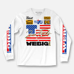 ZERO FUCKS SIGNATURE SERIES USA EDITION LONG SLEEVE TEE