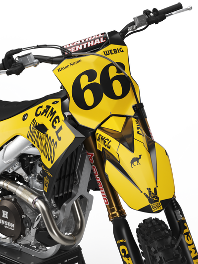 CAMEL SMOKERCROSS YELLOW Graphics Kit