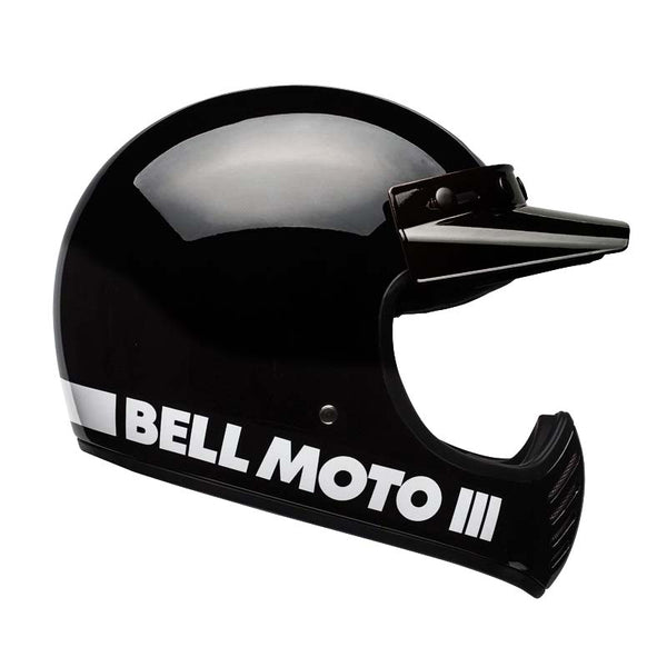 CASCO INTEGRALE BELL MOTO-3 CLASSIC GLOSS BLACK NERO LUCIDO