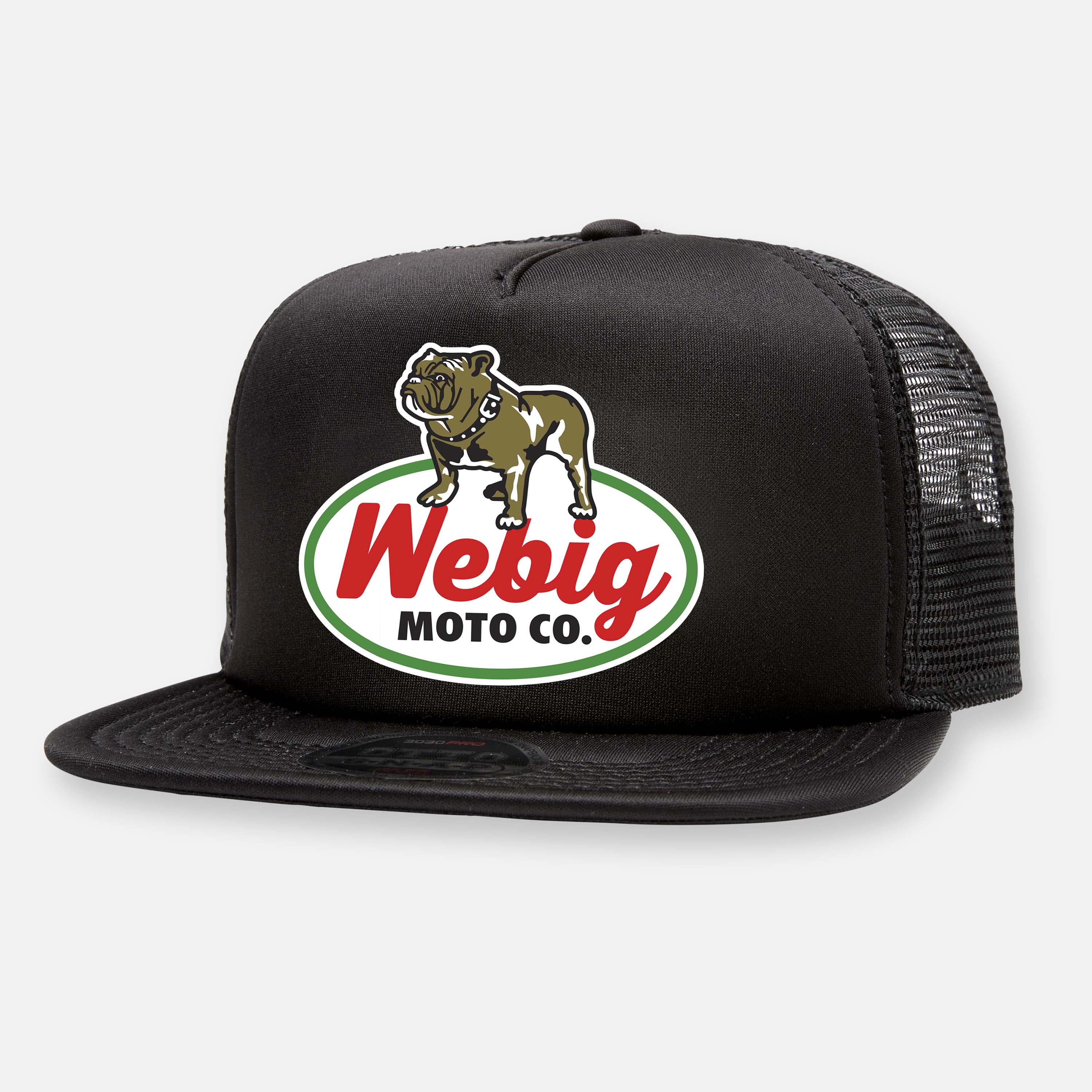 BIG DOG FLAT BILL HAT – Webig Moto - Main Image