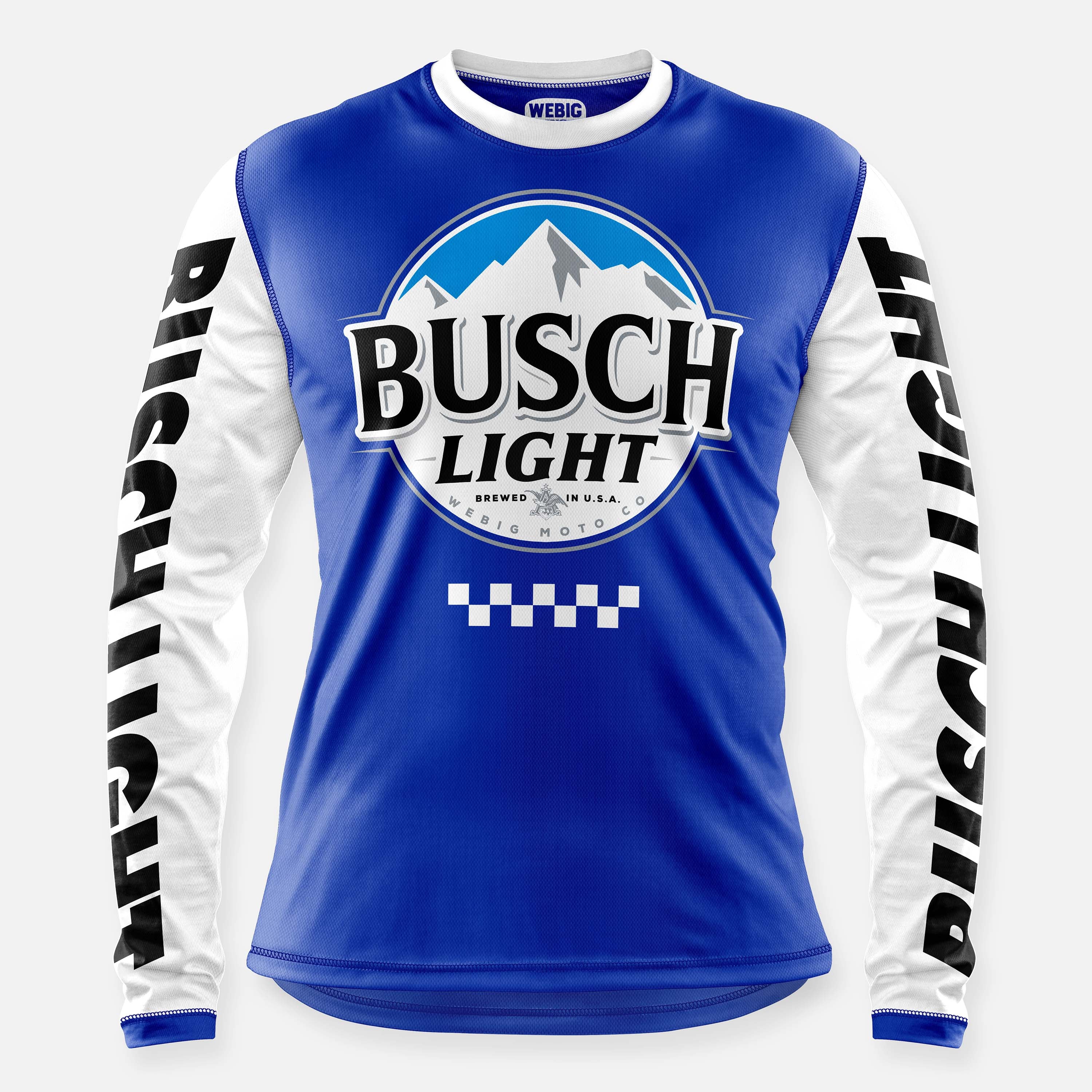 BUSCH LIGHT RACE TEAM JERSEY ROYAL BLUE – Webig Moto Co.