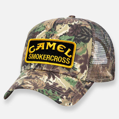 CAMEL SMOKERCROSS LOW PRO TRUCKER PATCH HAT