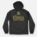 BANQUET HOODED COACHES JACKET BLACK-GOLD