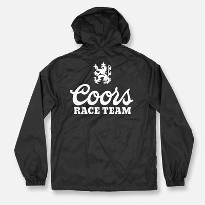 BANQUET HOODED COACHES JACKET BLACK