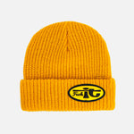 FUCKIT OVAL YELLOW PATCH BEANIE