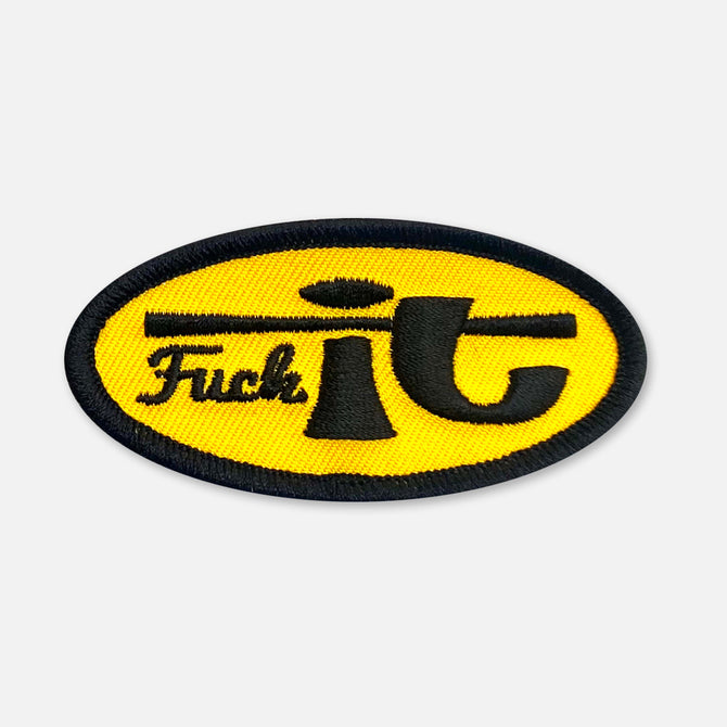 SMALL SIZE FUCKIT OVAL PATCH
