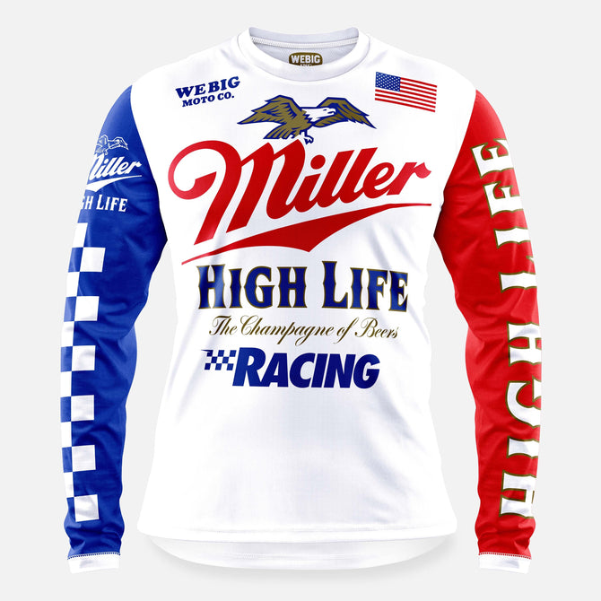 HIGH LIFE RACING JERSEY RED WHITE & BLUE