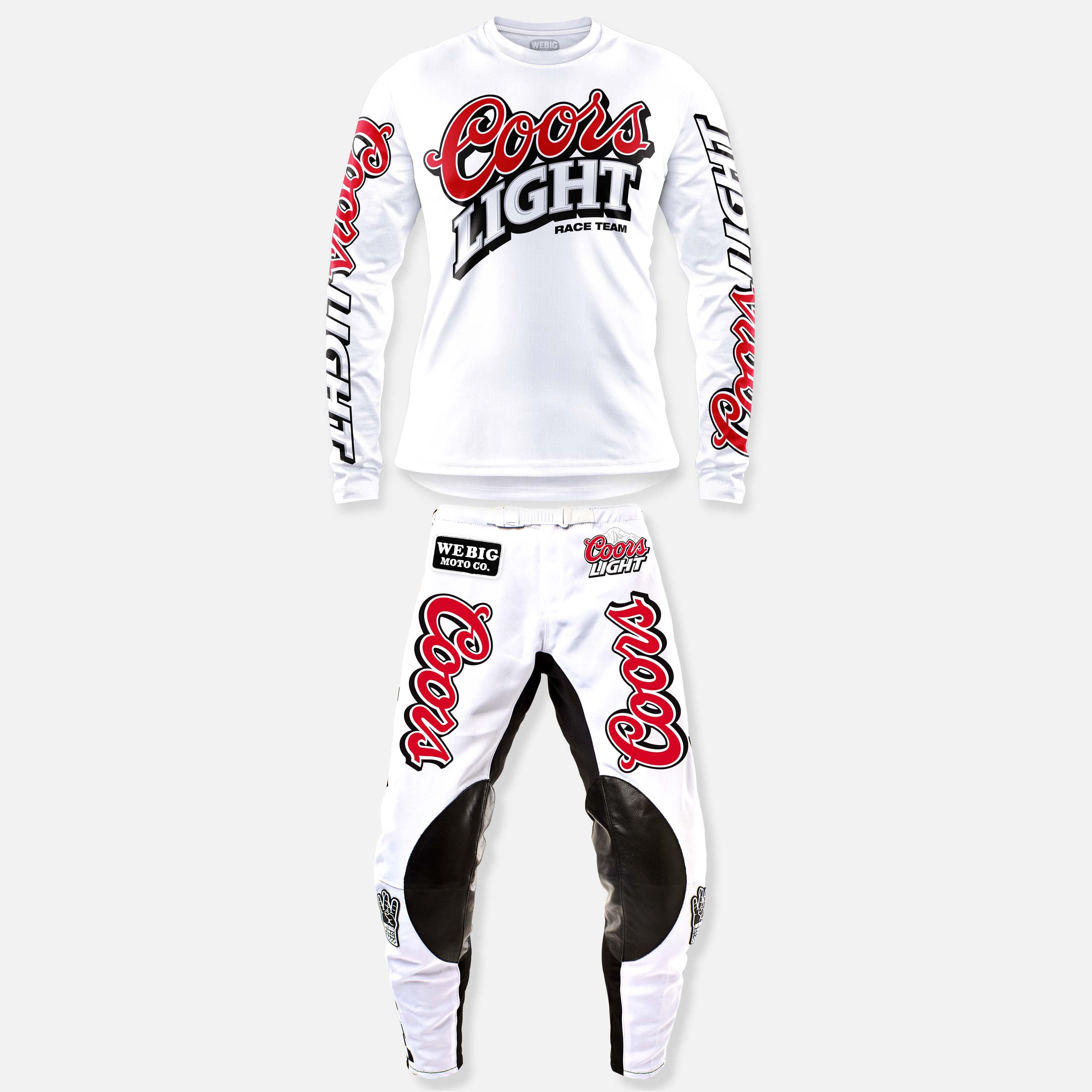 SILVER BULLET RACE TEAM PANT WHITE – Webig Moto Co.