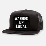 WASHED UP LOCAL FLAT BILL PATCH HAT