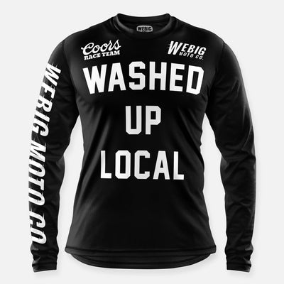 WASHED UP LOCAL JERSEY BLACK
