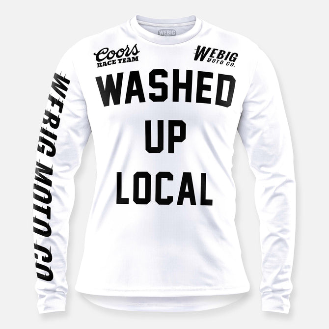 WASHED UP LOCAL JERSEY WHITE